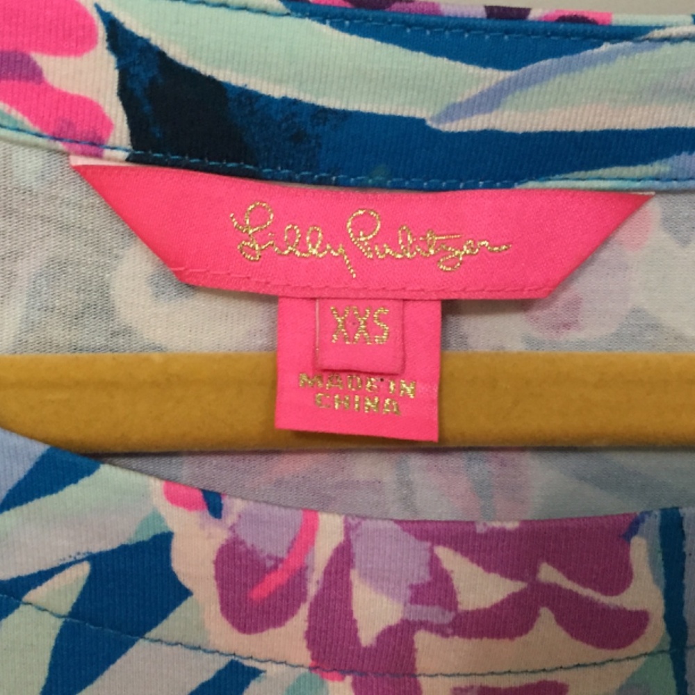 Lilly Pulitzer Blue and Pink Mini Dress - Picture 7 of 15